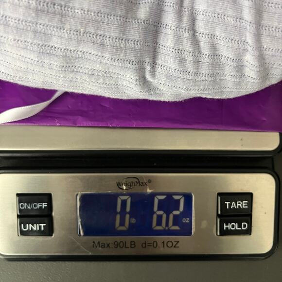 Free People Linen Blend Bohemian Cropped Lavender Women's Boxy Top Size Large - Picture 12 of 13